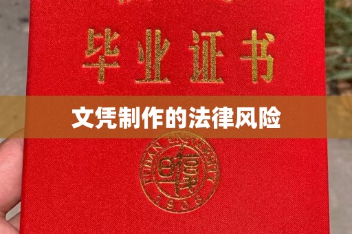 中站文凭制作的法律风险