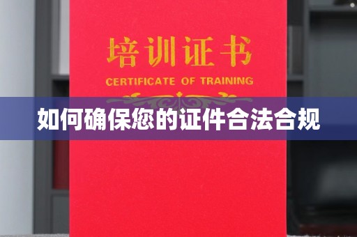 中站如何确保您的证件合法合规