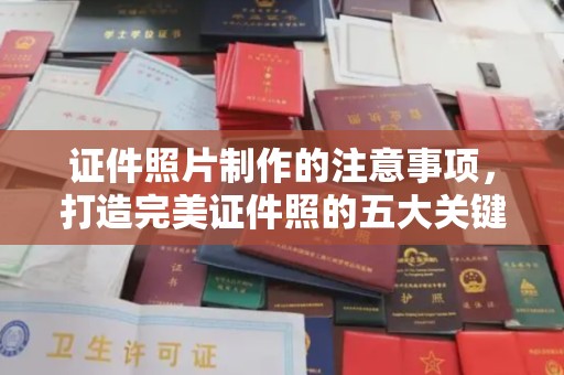 中站证件照片制作的注意事项，打造完美证件照的五大关键点