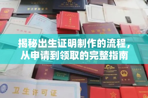 中站揭秘出生证明制作的流程，从申请到领取的完整指南