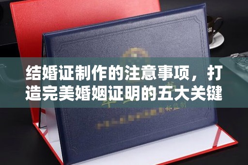 中站结婚证制作的注意事项，打造完美婚姻证明的五大关键点