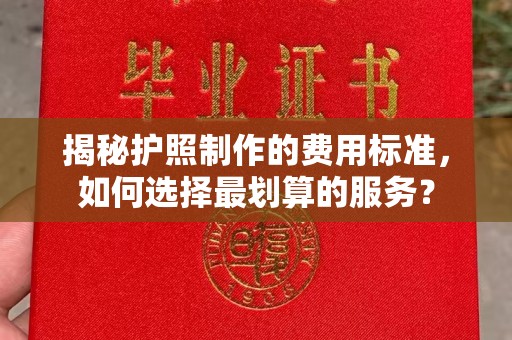 中站揭秘护照制作的费用标准，如何选择最划算的服务？