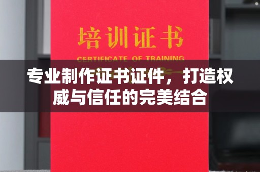 中站专业制作证书证件，打造权威与信任的完美结合
