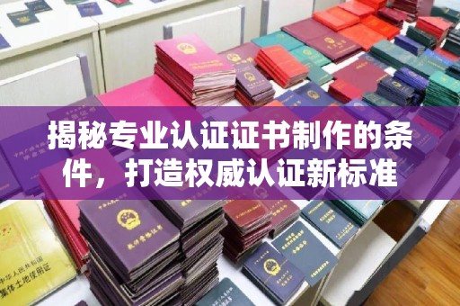 中站揭秘专业认证证书制作的条件，打造权威认证新标准